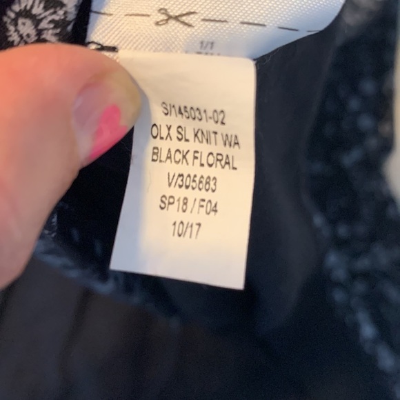 Old navy Black dark Floral Maxi Dress halter large tall ditzy floral tiered - Picture 6 of 7